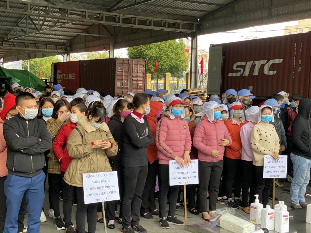 CÔNG TY CỔ PHẦN NHỰA HƯNG YÊN ĐI ĐẦU TRONG VIỆC THỰC THI PHÒNG CHỐNG DỊCH BỆNH COVID 19